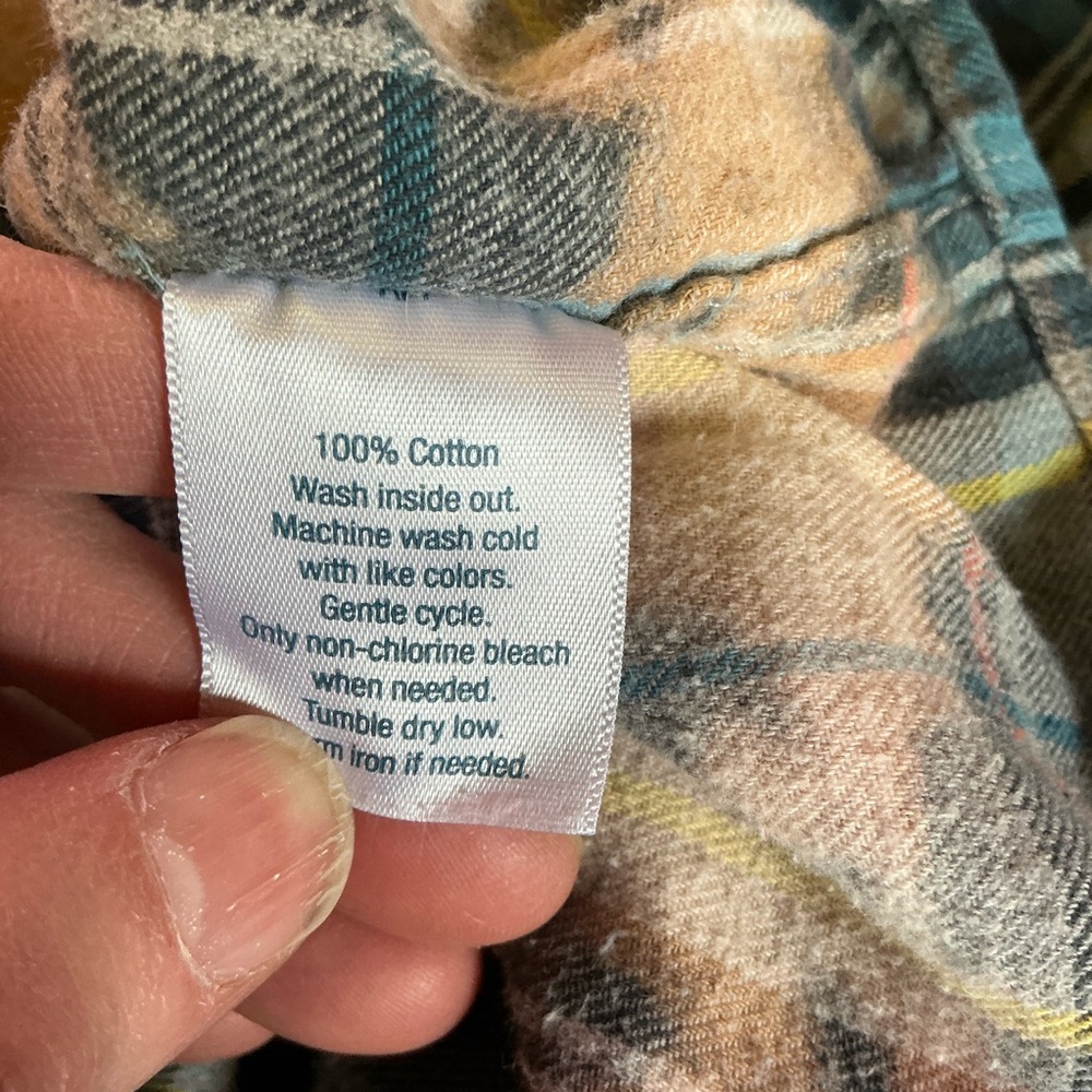 Urban pipeline acid washed plaid flannel shirt - Picture 3 of 9